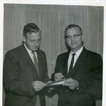 Alex Grabove and an Unidentified Man